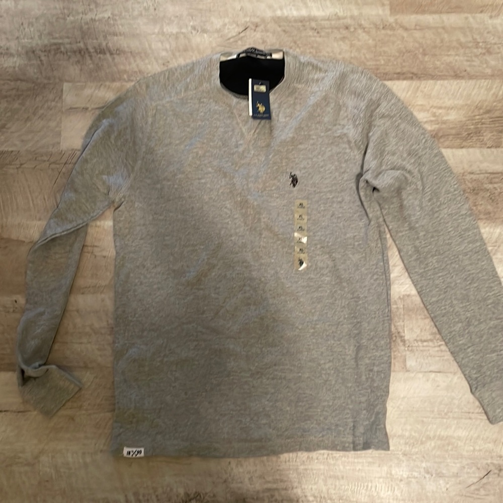 NWT Polo waffle knit long sleeve XL